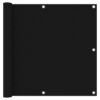 vidaXL Balkonscherm 90x600 cm oxford stof zwart