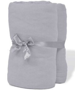 vidaXL Beddengoed Grijs 210 x 190 cm Katoen