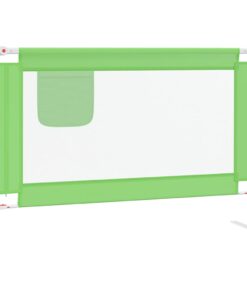 vidaXL Bedhekje peuter 100x25 cm stof groen