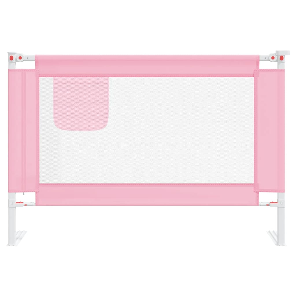 vidaXL Bedhekje peuter 100x25 cm stof roze - Image 3