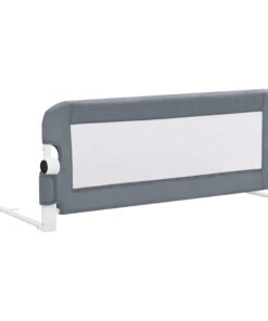 vidaXL Bedhekje peuter 102x42 cm polyester grijs