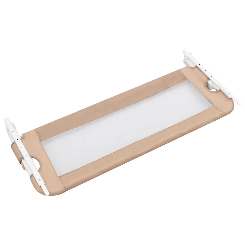 vidaXL Bedhekje peuter 102x42 cm polyester taupe - Image 4