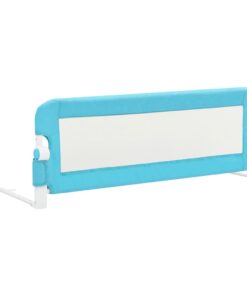 vidaXL Bedhekje peuter 120x42 cm polyester blauw