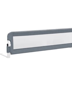 vidaXL Bedhekje peuter 120x42 cm polyester grijs