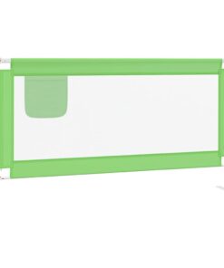vidaXL Bedhekje peuter 160x25 cm stof groen
