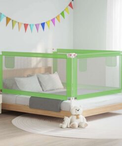 vidaXL Bedhekje peuter 180x25 cm stof groen