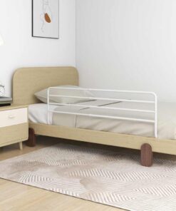 vidaXL Bedhekje peuter (76-137)x55 cm ijzer wit