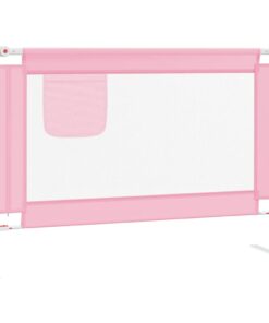 vidaXL Bedhekje peuter 90x25 cm stof roze