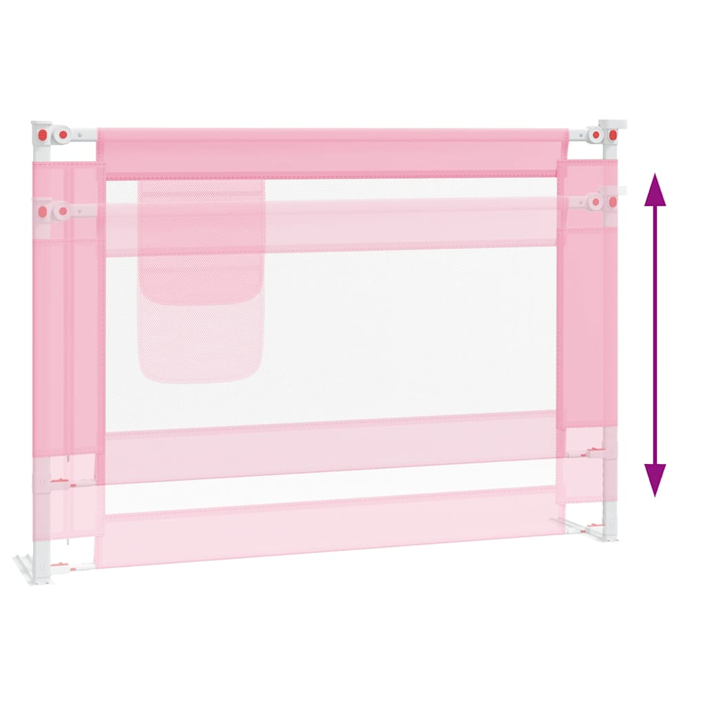 vidaXL Bedhekje peuter 90x25 cm stof roze - Image 6