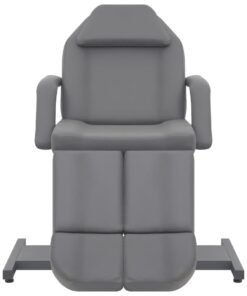 vidaXL Behandelstoel 180x62x78 cm kunstleer grijs