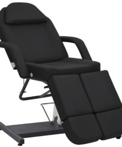 vidaXL Behandelstoel 180x62x78 cm kunstleer zwart