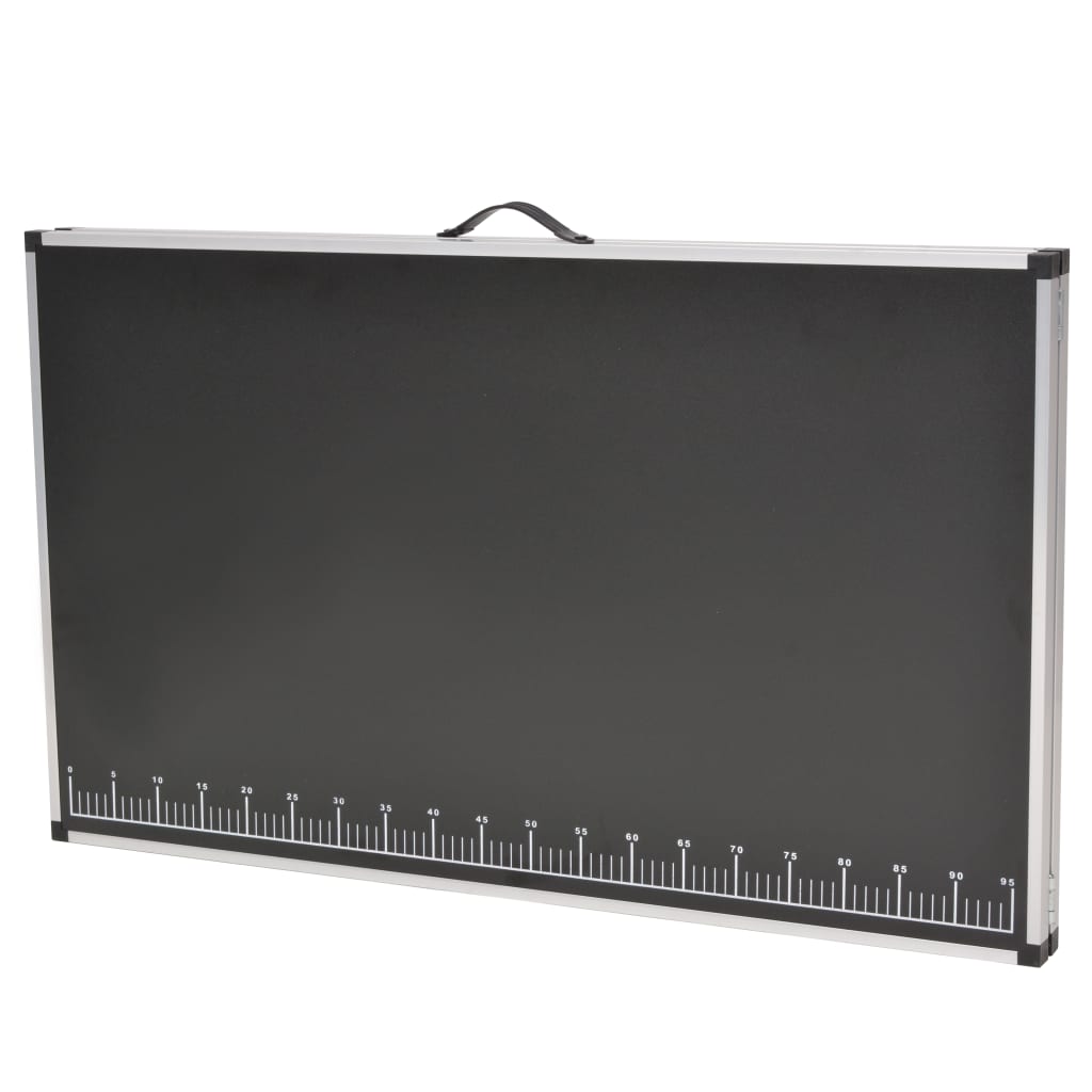 vidaXL Behangtafel inklapbaar 200x60x78 cm MDF en aluminium - Afbeelding 4