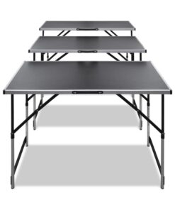 vidaXL Behangtafel inklapbaar en in hoogte verstelbaar 3 st