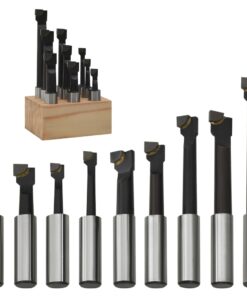 vidaXL Boorfrezen 9 st met houtbasis 12 mm