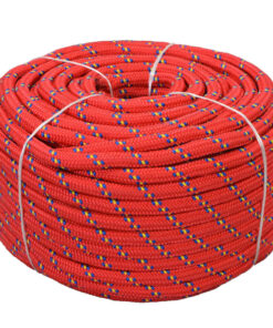 vidaXL Boot touw 18 mm 50 m polypropyleen rood