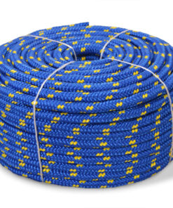 vidaXL Boot touw 6 mm 500 m polypropyleen blauw