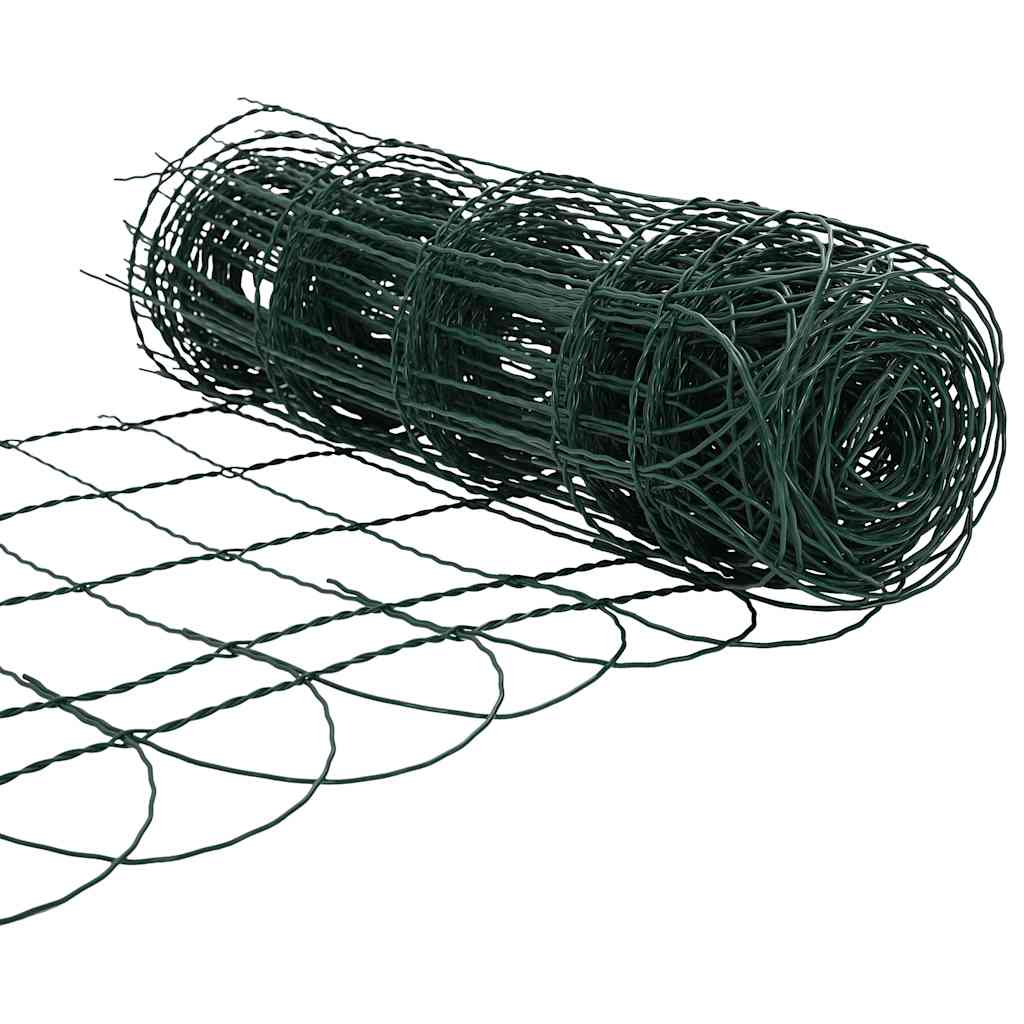 vidaXL Borderafscheiding 10x0,65 m gepoedercoat ijzer - Image 5