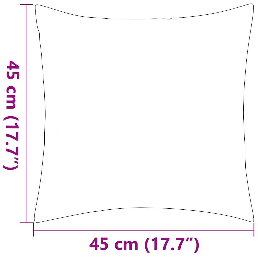 vidaXL Buitenkussens 45x45 cm grijs 2 st - Image 6