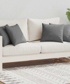 vidaXL Buitenkussens 45x45 cm grijs 4 st