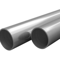 vidaXL Buizen rond V2A 2m Ø70x1