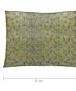 vidaXL Camouflagenet met opbergtas 2x4 m groen