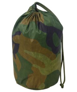 vidaXL Camouflagenet met opbergtas 2x7 m groen
