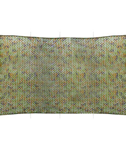 vidaXL Camouflagenet met opbergtas 2x7 m groen