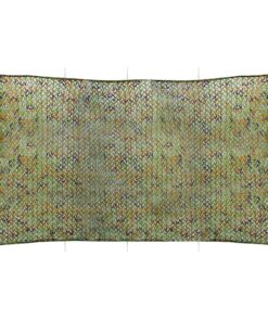 vidaXL Camouflagenet met opbergtas 3x6 m groen