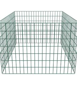 vidaXL Compostbak vierkant 100x100x70 cm mesh