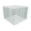 vidaXL Compostbak vierkant 100x100x70 cm mesh