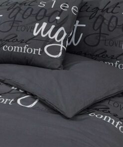 vidaXL Dekbedovertrekset 140x200 cm katoen zwart