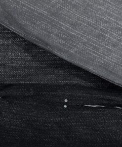 vidaXL Dekbedovertrekset 200x200 cm katoen donkergrijs