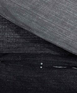 vidaXL Dekbedovertrekset 200x220 cm katoen donkergrijs