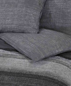 vidaXL Dekbedovertrekset 200x220 cm katoen donkergrijs