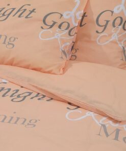 vidaXL Dekbedovertrekset 200x220 cm katoen roze