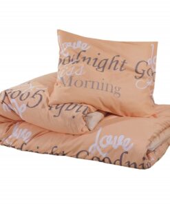 vidaXL Dekbedovertrekset 220x240 cm katoen roze