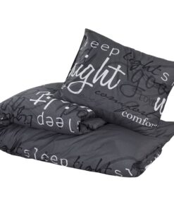 vidaXL Dekbedovertrekset 220x240 cm katoen zwart