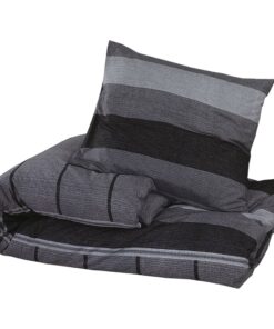 vidaXL Dekbedovertrekset 260x240 cm katoen donkergrijs