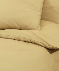 vidaXL Dekbedovertrekset lichtgewicht 140x200 cm microvezel taupe