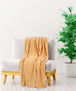 vidaXL Deken 130x170 cm polyester woestijnmist