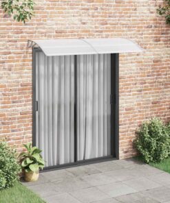 vidaXL Deurluifel 200x75 cm PC grijs en transparant