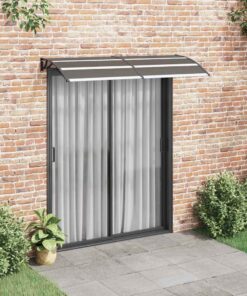 vidaXL Deurluifel 200x75 cm PC zwart