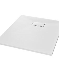 vidaXL Douchebak 90x70 cm SMC wit