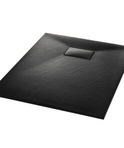 vidaXL Douchebak 90x70 cm SMC zwart