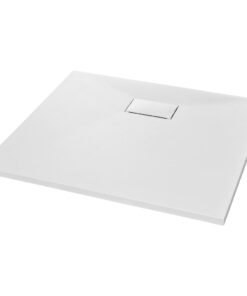 vidaXL Douchebak 90x80 cm SMC wit