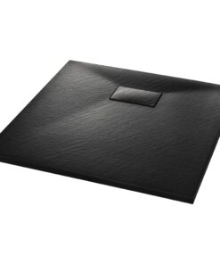 vidaXL Douchebak 90x90 cm SMC zwart