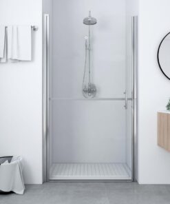 vidaXL Douchedeur 100x178 cm gehard glas