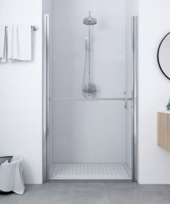 vidaXL Douchedeur 91x195 cm gehard glas