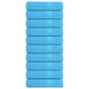 vidaXL Douchehanddoeken FROGN 10 st 70x140 cm 360 g/m² turquoise