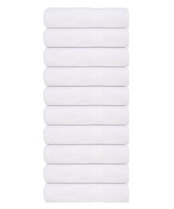 vidaXL Douchehanddoeken FROGN 10 st 70x140 cm 360 g/m² wit